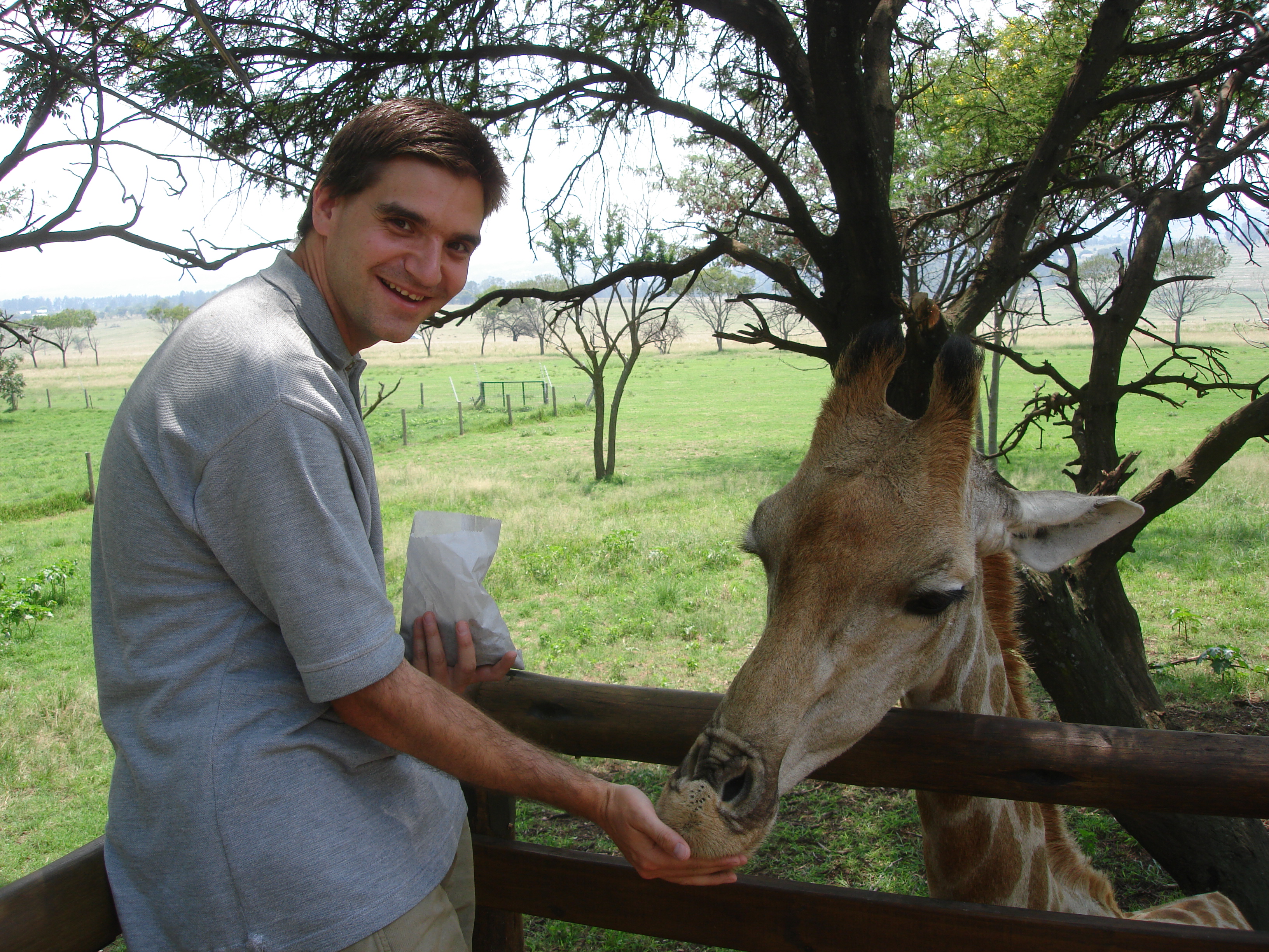 Michael Weilguny Süd Afrika mit Giraffe